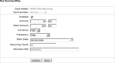 Payline Plus - Recurring
